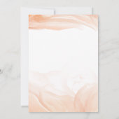 Perzikwas Waterverf | Uitnodiging tot het indienen (Achterkant)