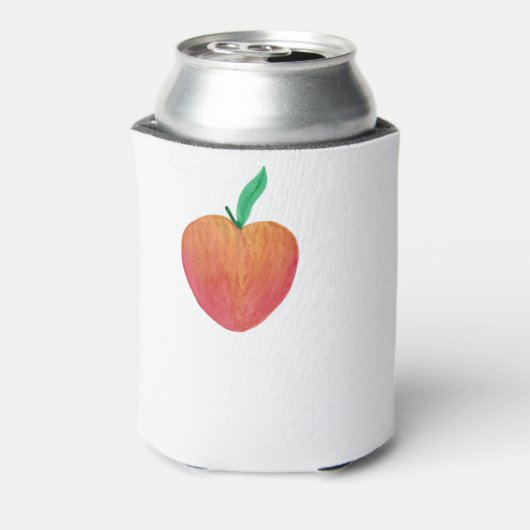 PerzikWaterverf Blikjeskoeler (Blikje Achterkant)