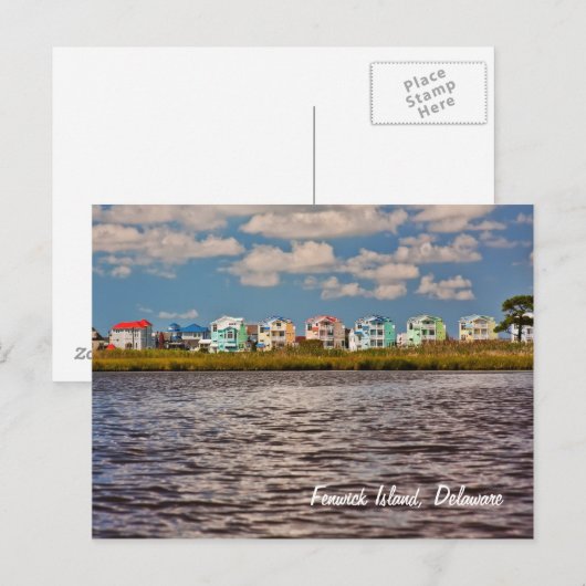 Perzikwoningen Briefkaart (Voorkant / Achterkant)