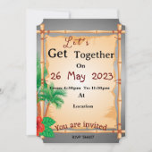 Perzikzijde samengevoegd kaart (Voorkant)