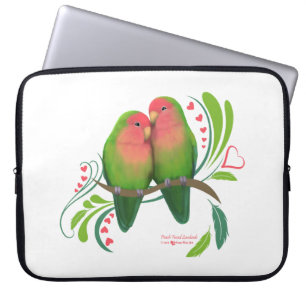Perzikzijde Tortelduifjes Laptop Sleeve