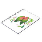 Perzikzijde Tortelduifjes Notitieboek (Linkerzijde)