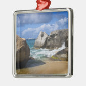 Perzikzijde Virgin Gorda, Britse maagd Metalen Ornament (Links)