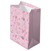 Perzikzoete Liefjes Medium Cadeauzakje (Voorkant Gekanteld)