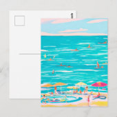 Perzikzomer Briefkaart (Voorkant / Achterkant)