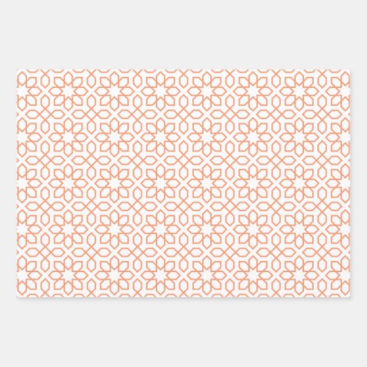 Perzisch Arabisch geometrisch patroon Inpakpapier Vel (Voorkant)
