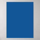 Perzisch Blauw Aangepaste Trend Color Achtergrond Poster (Voorkant)