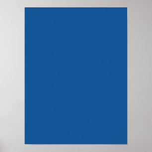 Perzisch Blauw Aangepaste Trend Color Achtergrond Poster