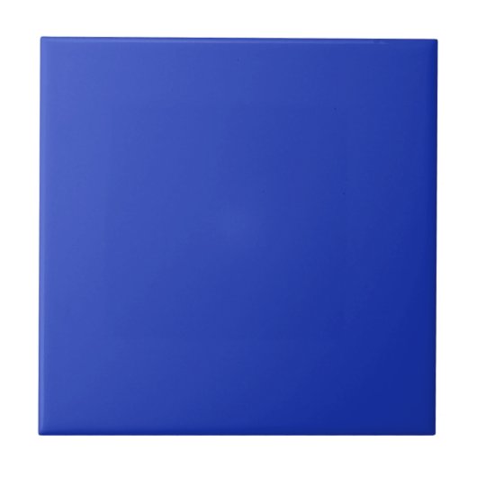 Perzisch blauw, vast kleurenprofiel tegeltje (Voorkant)