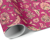 Perzisch bloementapijt patroon Cadeaupapier (Rol Hoek)