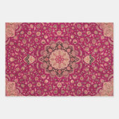 Perzisch bloementapijt patroon Inpakpapier Vel (Voorkant 3)