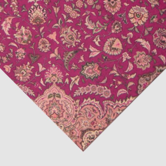  Perzisch bloementapijt patroon Tissuepapier (Detail)