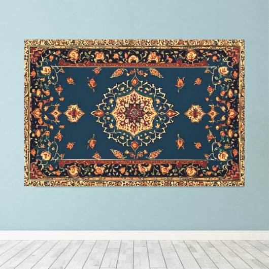 Perzisch Canvas Afdruk (Insitu (Houten vloer))