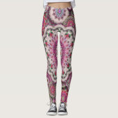 perzisch damesmozaïekbloemen mandala chic elegant leggings (Voorkant)