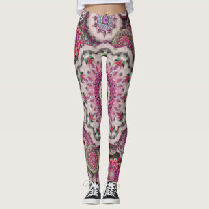 perzisch damesmozaïekbloemen mandala chic elegant leggings