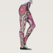 perzisch damesmozaïekbloemen mandala chic elegant leggings (Rechts)