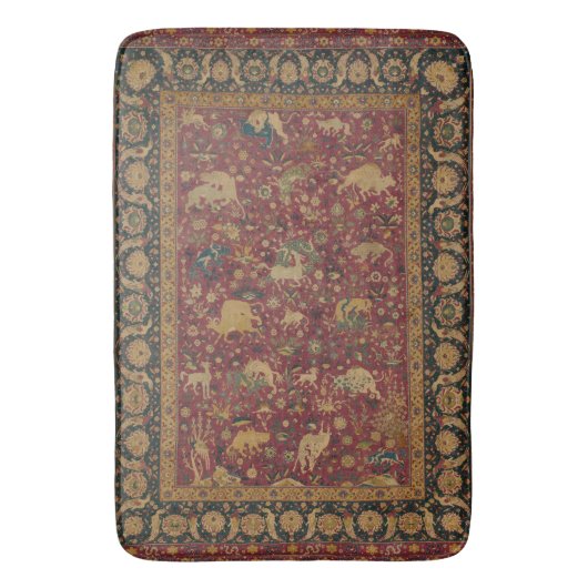 Perzisch Dier Tapijt Badmat (Voorkant Verticaal)