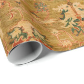 Perzisch Geel Blauw  Cadeaupapier (Rol Hoek)