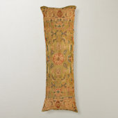 Perzisch Geel Blauw Lichaamskussen (Voorkant Verticaal)