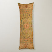 Perzisch Geel Blauw Lichaamskussen (Achterkant (Verticaal))