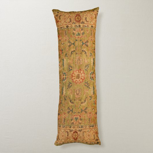 Perzisch Geel Blauw Lichaamskussen (Achterkant (Verticaal))