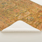 Perzisch Geel Blauw  Sherpa Deken (3/4)