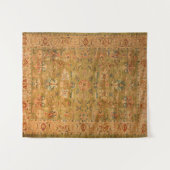 Perzisch Geel Blauw Wandkleed (Voorkant (horizontaal))