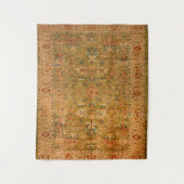 Perzisch Geel Blauw  Wandkleed (Voorkant)