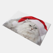 Perzisch gekleed met Santa Hat Doormat Deurmat (Schuin)