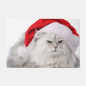 Perzisch gekleed met Santa Hat Doormat Deurmat (Voorkant)