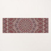 Perzisch gekleurd tapijt yogamat (Achterkant (horizontaal))