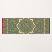 Perzisch gekleurd tapijt yogamat (Achterkant (horizontaal))