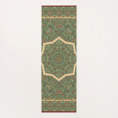 Perzisch gekleurd tapijt yogamat (Achterkant)