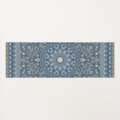 Perzisch gekleurd tapijt yogamat (Achterkant (horizontaal))