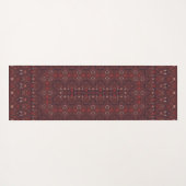 Perzisch gekleurd tapijt yogamat (Achterkant (horizontaal))