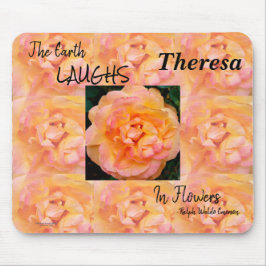 Perzisch gele roze blend Roos aanvulfoto Muismat