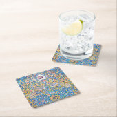 Perzisch getild, meervoudig vierkant papier kartonnen onderzetters (Insitu)