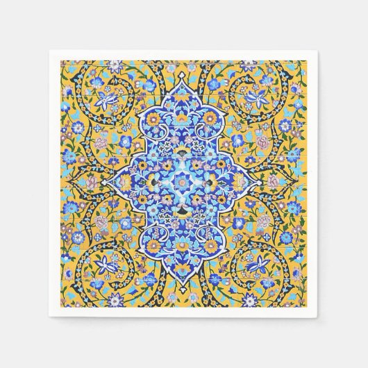 Perzisch getild muraal servet (Voorkant)