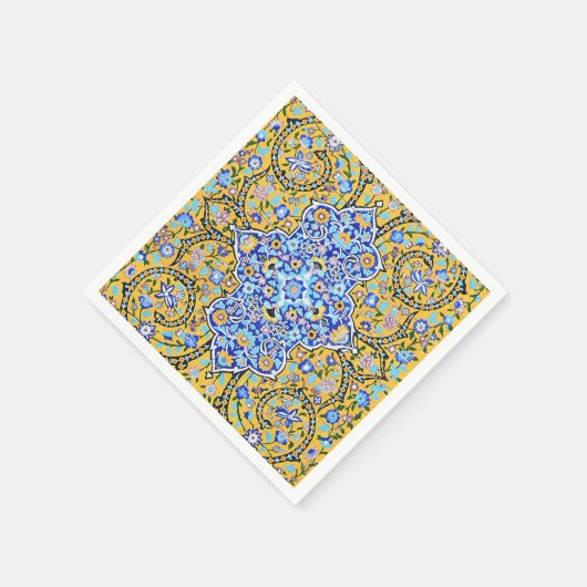 Perzisch getild muraal servet (Hoek)