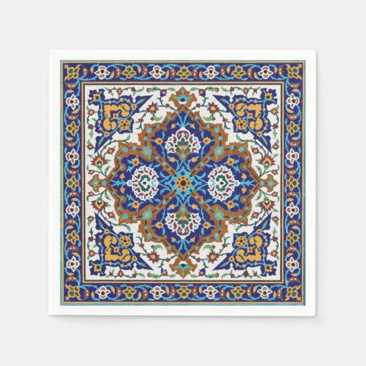 Perzisch getild muraal servet (Voorkant)