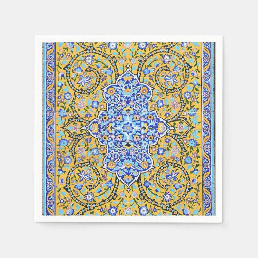 Perzisch getild muraal servet (Voorkant)