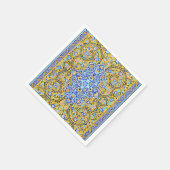 Perzisch getild muraal servet (Hoek)