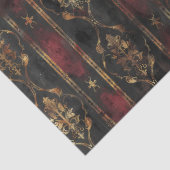 Perzisch Goud Damask Noir Patroon (3) Tissuepapier (Detail)