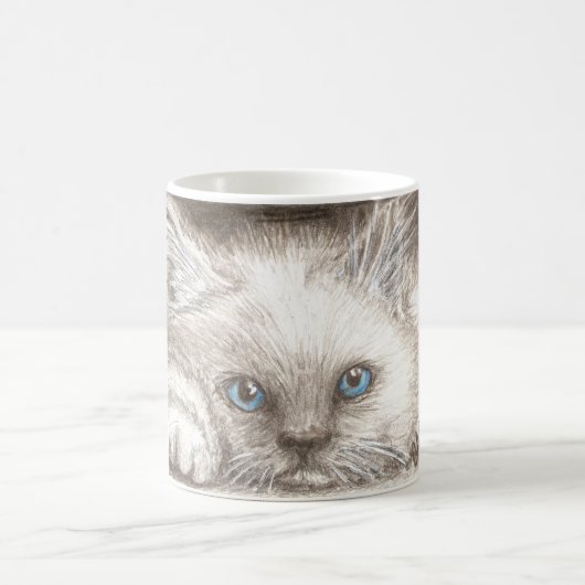 Perzisch Himalayan Kitten / Mok kattenkoffie (Center)