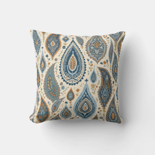 Perzisch Jewel Blauw Kussen