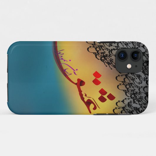 Perzisch kalligrafiegedicht uit hafez (1) Case-Mate iPhone case (Achterkant (horizontaal))