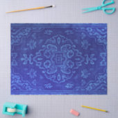 Perzisch karpetblik in blauw tissuepapier (Craft)