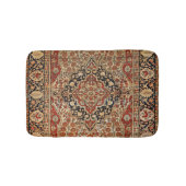 Perzisch Kashan Burnt Oranje Geel  Badmat (Voorkant)