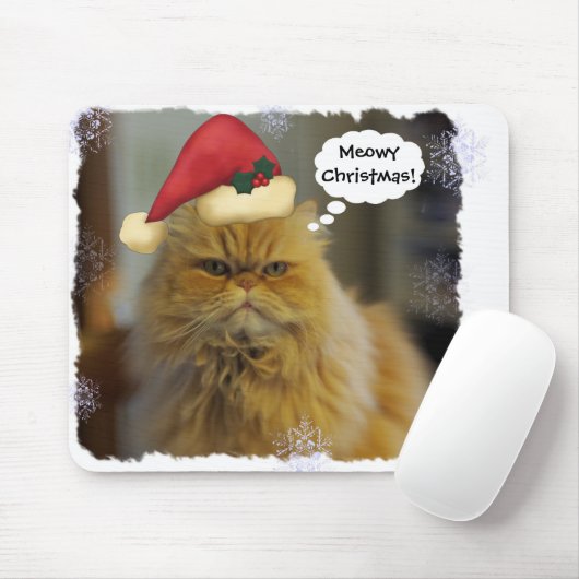 Perzisch Kat Custom Mousepad Muismat (Met muis)