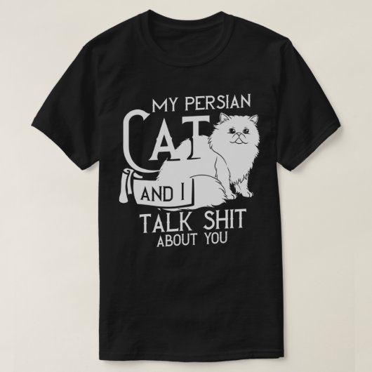 Perzisch kat Gift Kitten - eigenaar Lover T-shirt (Design voorkant)